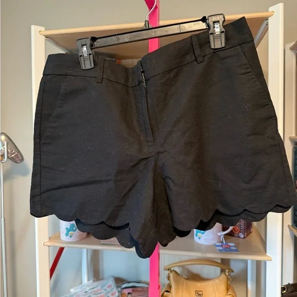 LOFT Riviera Black High Waist Tailored Shorts size 12 NWT - Picture 4 of 6